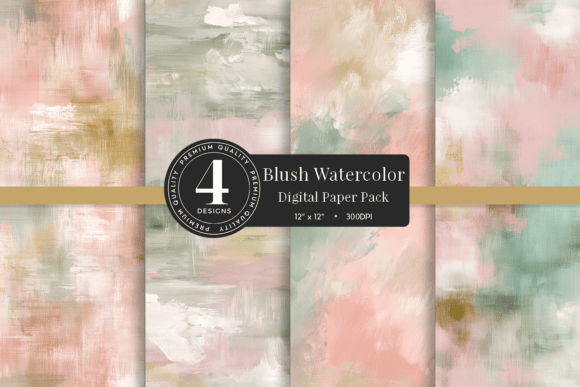 Blush Watercolor Background Paper: A Designer's Quiet Essential