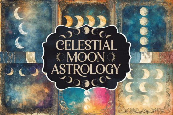 Celestial Moon Phases Astrology: Infusing Cosmic Wonder into Your Designs