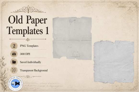 Creating Authentic Aged Textures with Old Paper PNG Templates 1