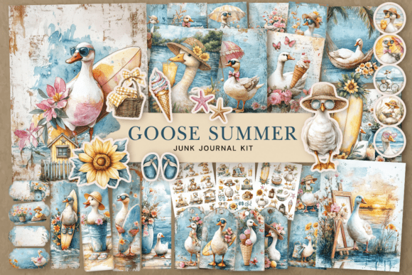 Embrace Whimsy: The Summer Goose Junk Journal Kit