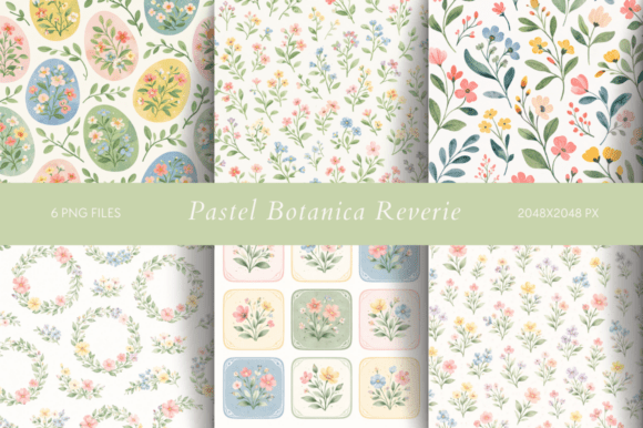Embracing the Soft Palette of Pastel Botanica Reverie