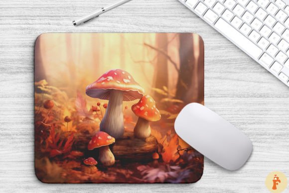 Enchanted Autumn Forest Mushrooms for Creative Designs