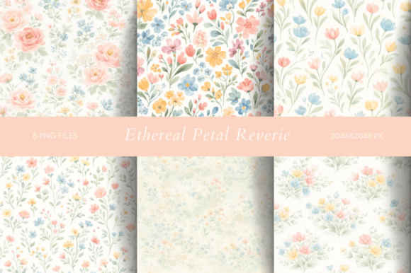 Ethereal Petal Reverie: A Soft, Poetic Floral Typeface