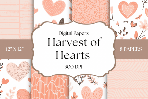 Harvest of Hearts: Blending Autumnal Charm with Digital Craft