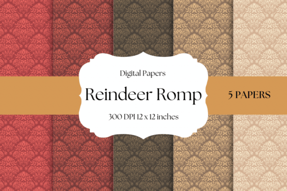 Reindeer Romp Digital Papers: A Designer's Holiday Toolkit