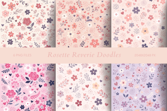 Rosette Reverie Doodles: The Whimsical Typeface for Dreamy Projects