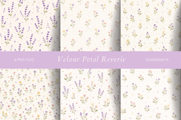 Velour Petal Reverie: A Soft Botanical Dream for Your Projects