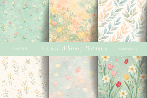 Vernal Whimsy Botanica: A Fresh Take on Floral Typography
