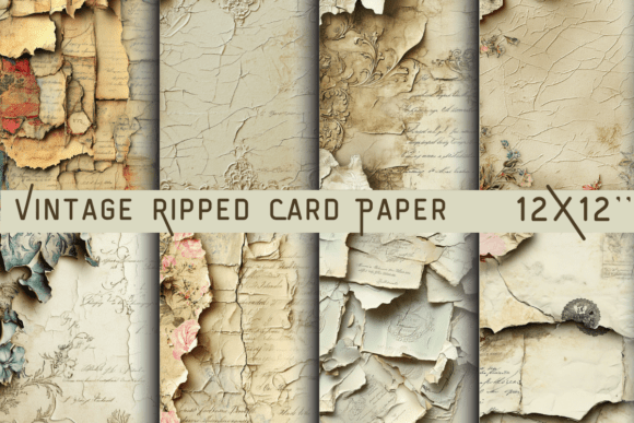 Vintage Ripped Card Paper: The Raw Texture Your Designs Crave